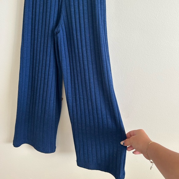 blue zara jumpsuit - Picture 3 of 4